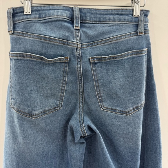 High-Rise Wide Leg Stretch Streetwear Jeans Universal Thread Medium Wash Size 6 - Picture 4 of 9